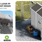 Resin Outdoor Storage Shed with Floors and Window