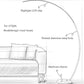 Modern LED Arc Floor Lamp