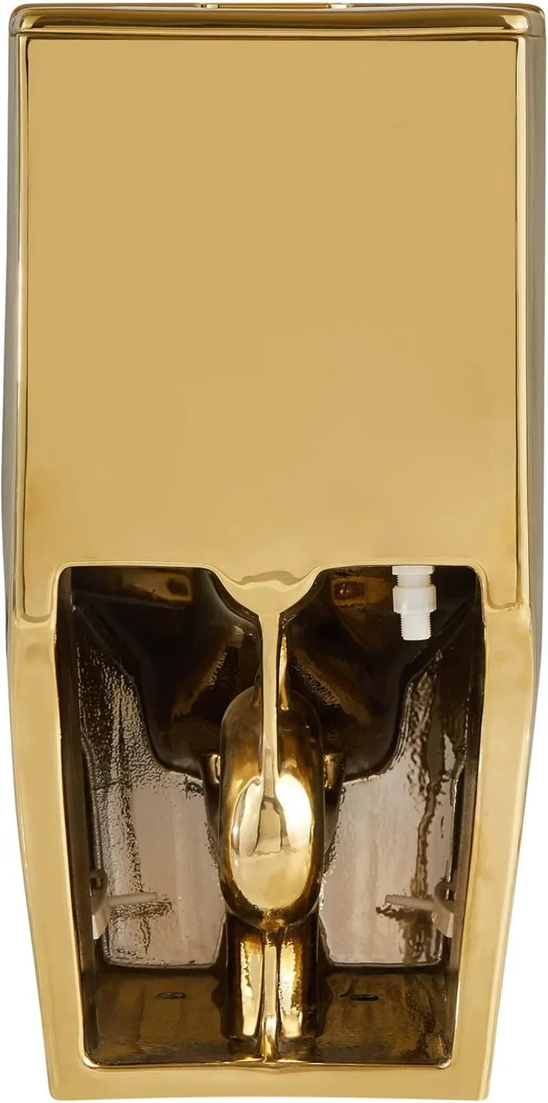 Contemporary Luxury Gold Compact One-Piece Toilet