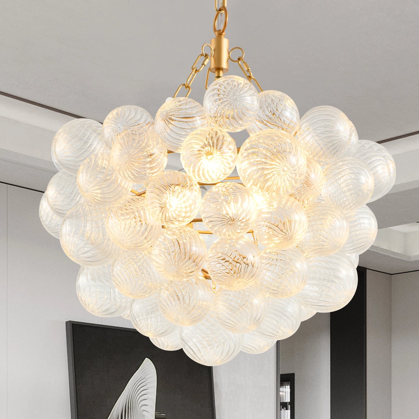 Bubble Ball Chandelier