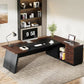 Professional L-Shaped Executive Desk
