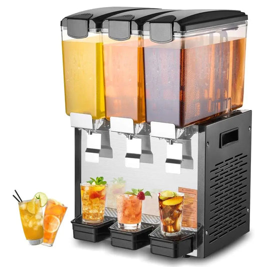 Vevor® 10L, 3 Tanks Commercial Beverage Dispenser