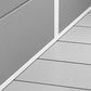 Resin Storage Shed with Vent, Window, Floor, and Lockable Doors