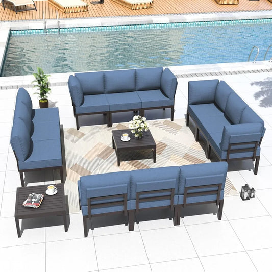 Modern Metal Outdoor Conversation Set