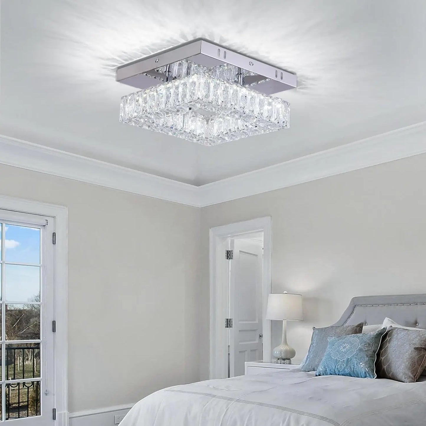 Modern Mini Crystal Chandelier