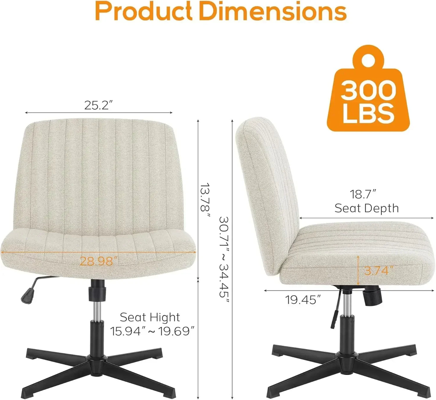 Minimalist Criss Cross Office Chair