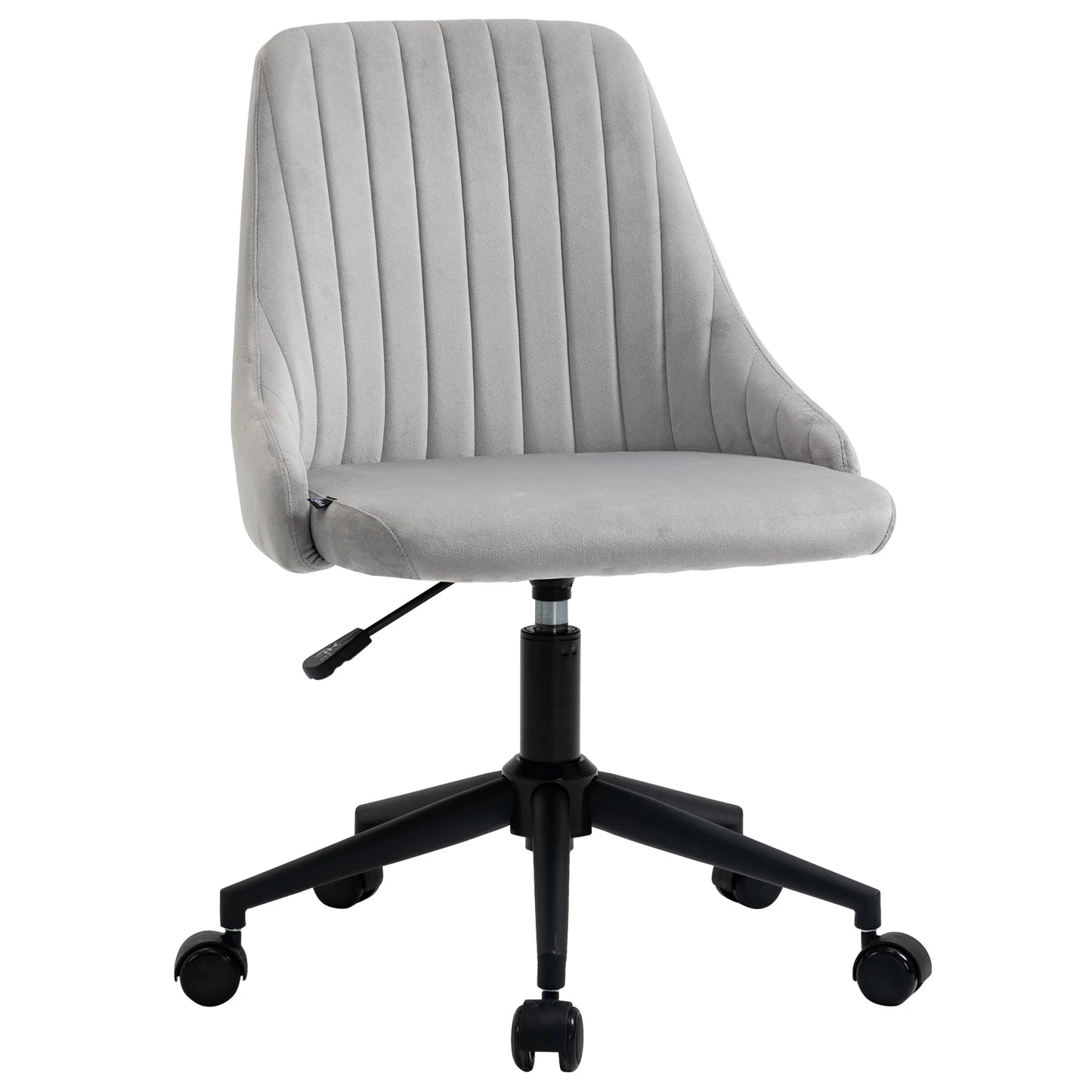 Velvet Upholstery Swivel Office Chair