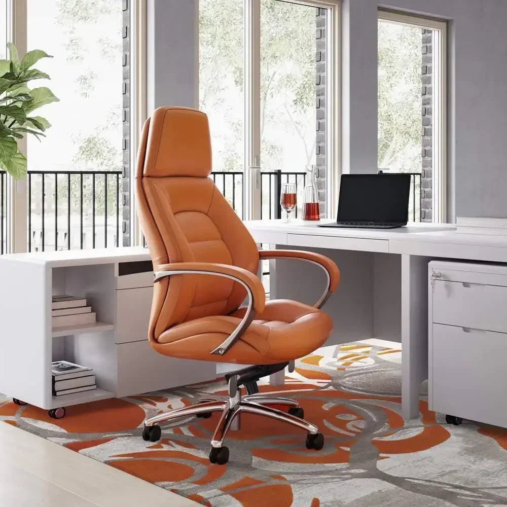 Modern Genuine Leather Executive Chair
