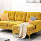 Modern Chenille Sectional Sofa