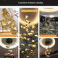 Golden Copper Lotus Leaf Chandelier