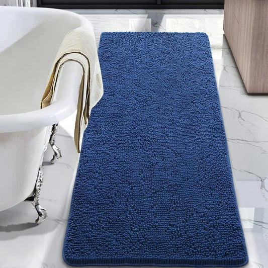 Non-Slip Super Absorbent Smooth Chenille Bath Mat