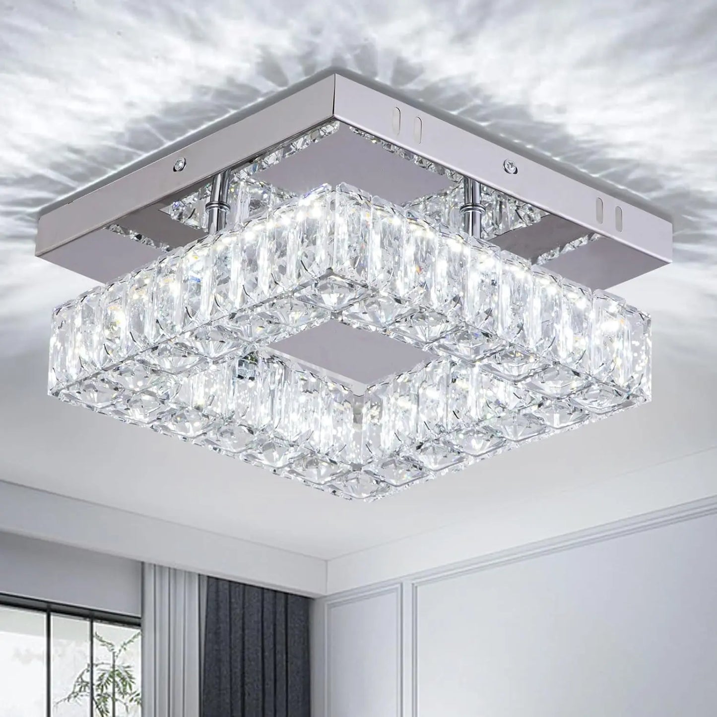 Modern Mini Crystal Chandelier