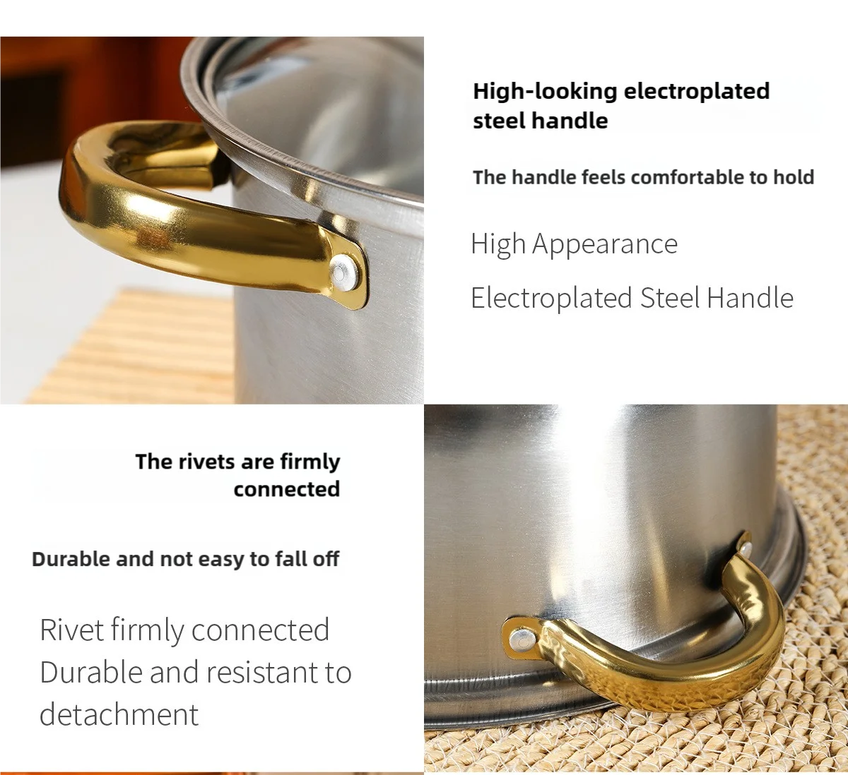 Non-Stick Stainless Steel Cookware Set