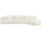 Modern Cloud Sectional Couch with Pillow