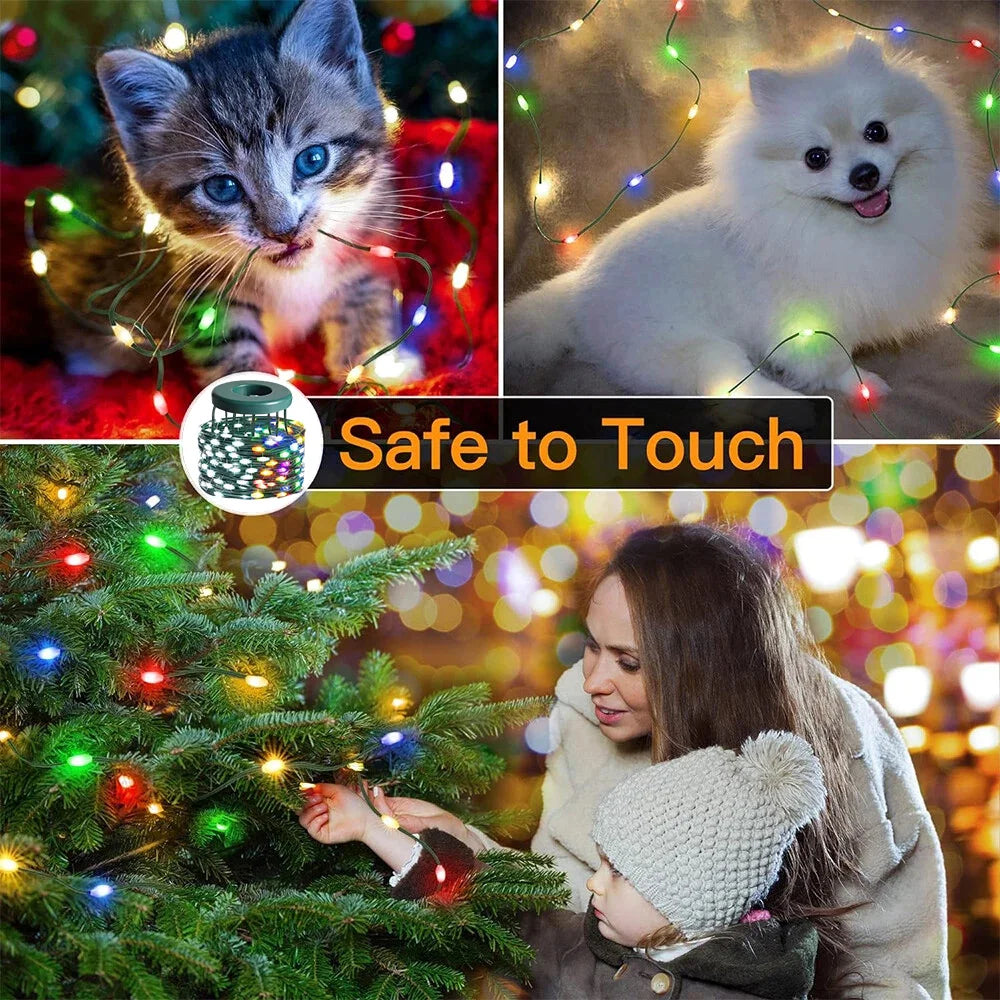 Christmas Tree Lights with Star, RBG 400 LED Lights and Bluetooth APP Control