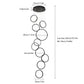 Modern 10 Rings LED Chandelier