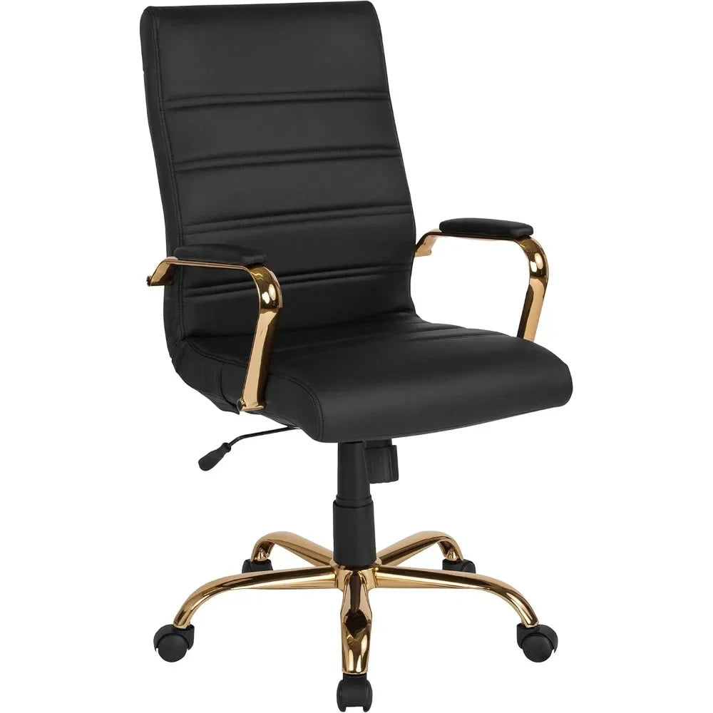 Modern Soft Leather Executive Swivel Office Chair