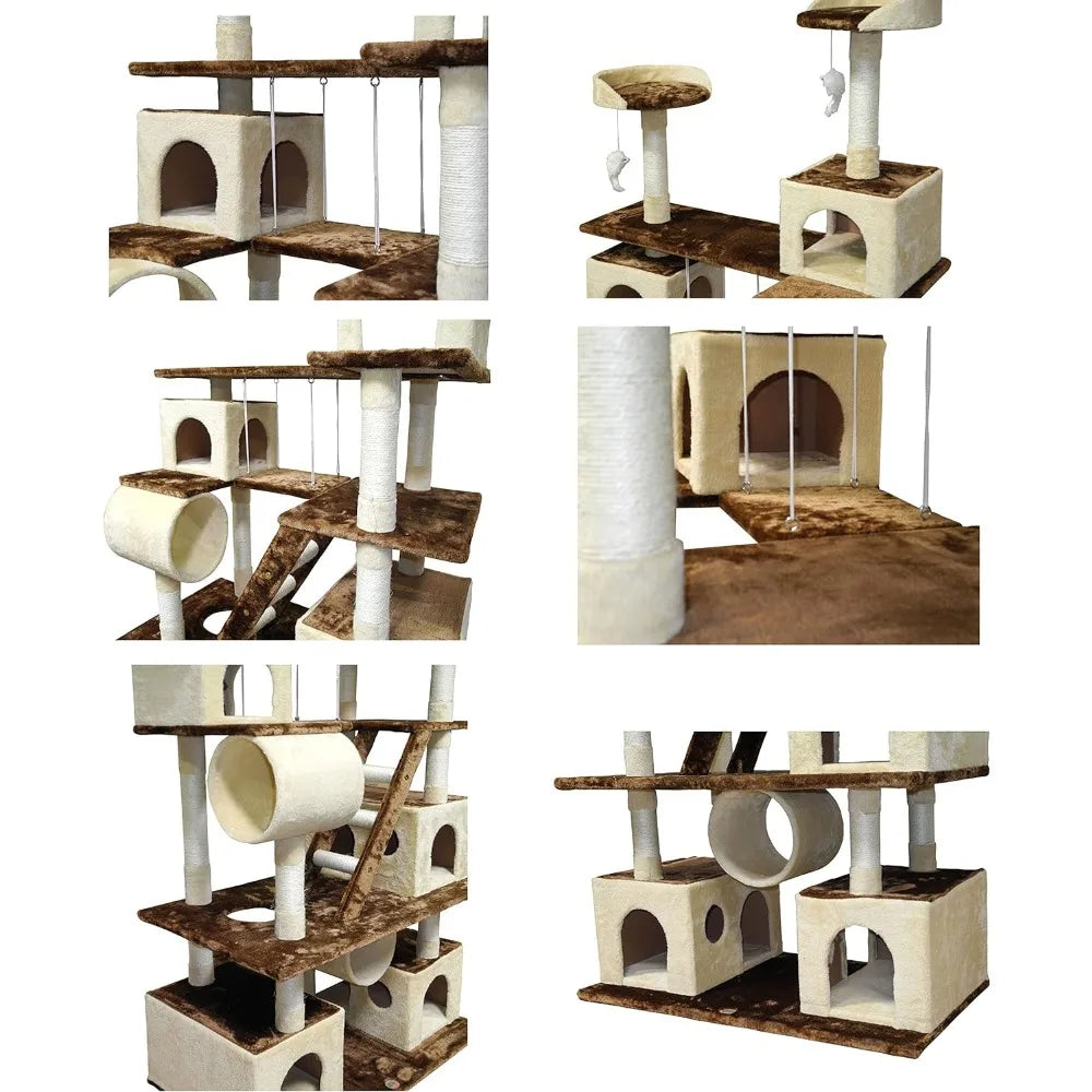 87" Cat Tree Tower