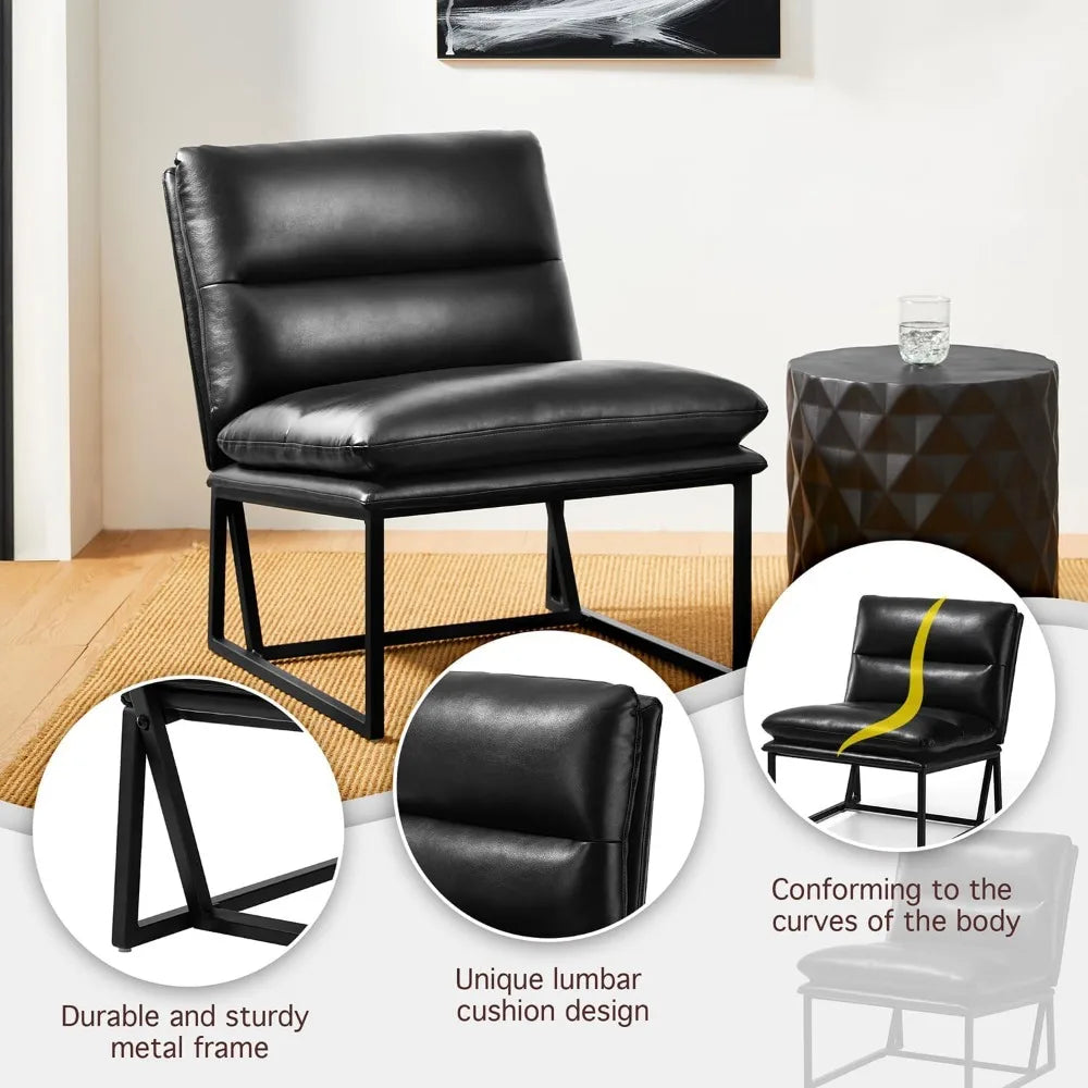 Modern Leatherette Chair