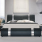 Modern Faux Leather Bed Frame