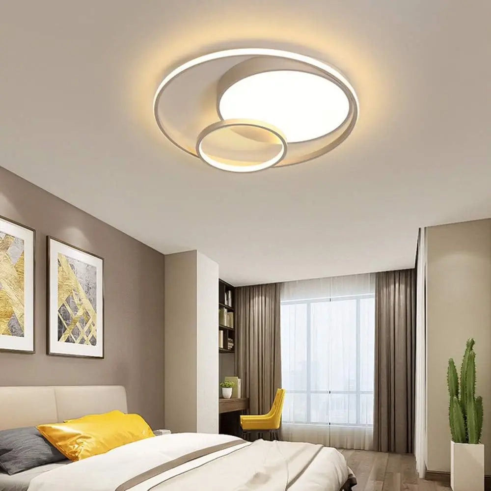 Modern 3-Rings Ceiling Light