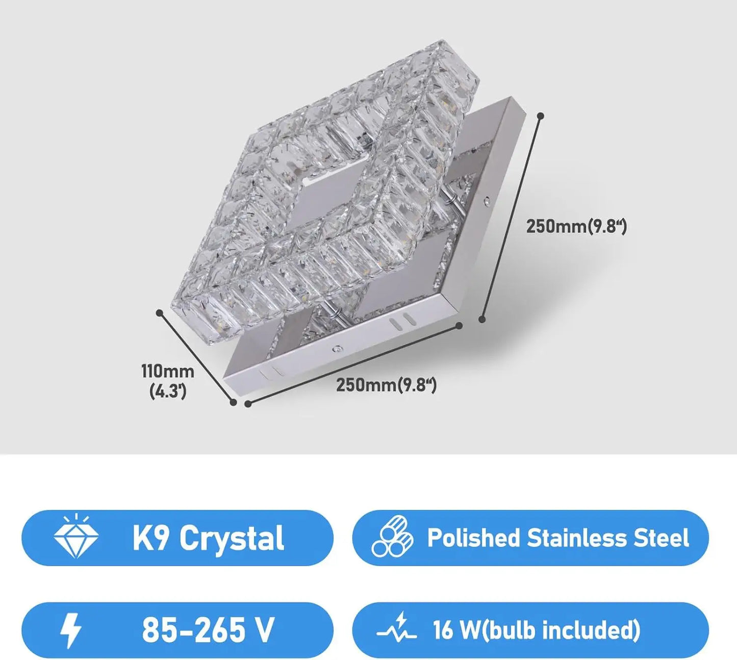 Modern Mini Crystal Chandelier