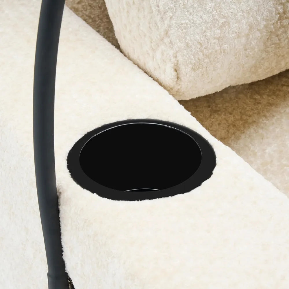 Oversized Chaise Lounge Chair with Pillow