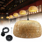 Bamboo Wicker Pendant Light Shade