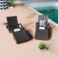 Wicker Chaise Lounge Chairs