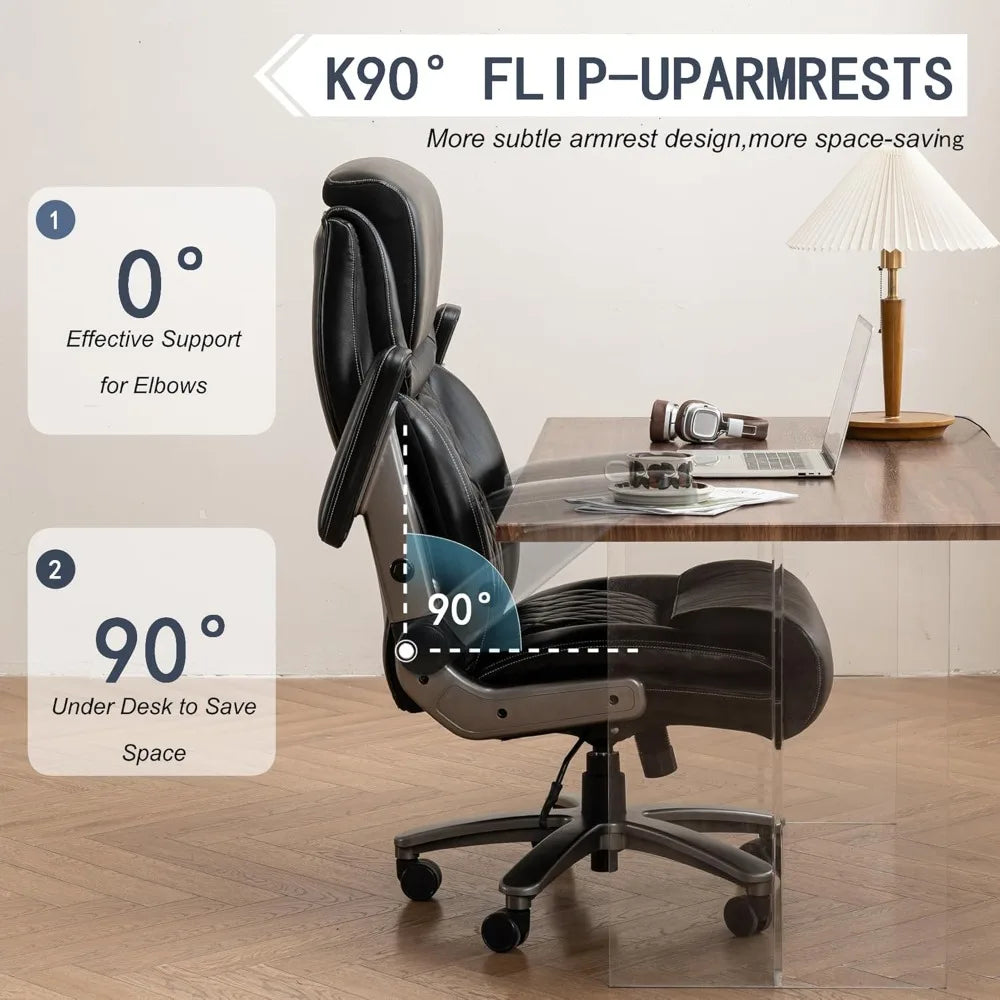 Faux Leather Upholstery Executive Office Chair