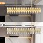 Modern Gold Crystal Chandelier