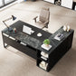 Modern Constructed  L-Shaped Executive Desk