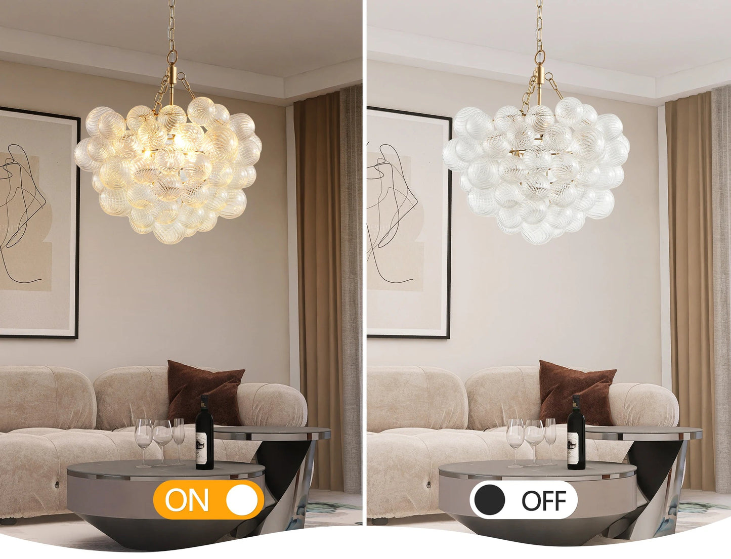 Bubble Ball Chandelier