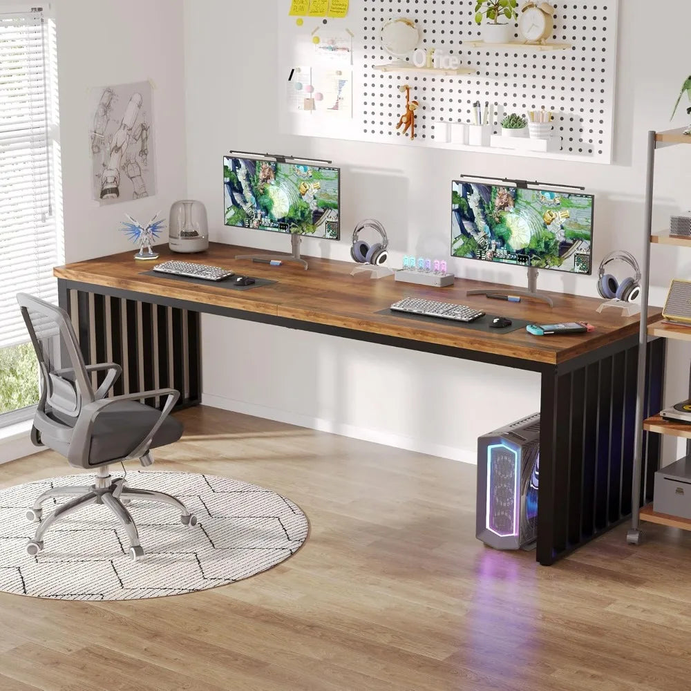 Industrial Double office Desk