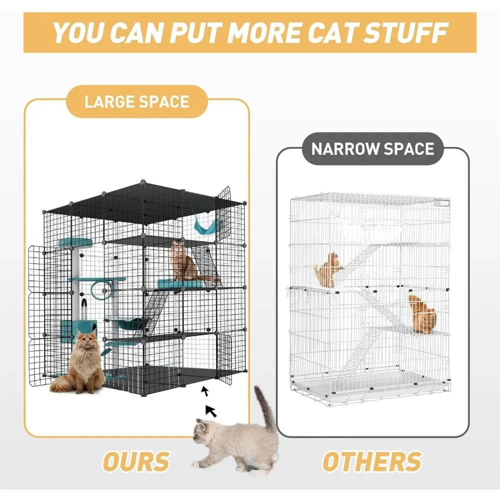 Cat Kennel Villa Playpen