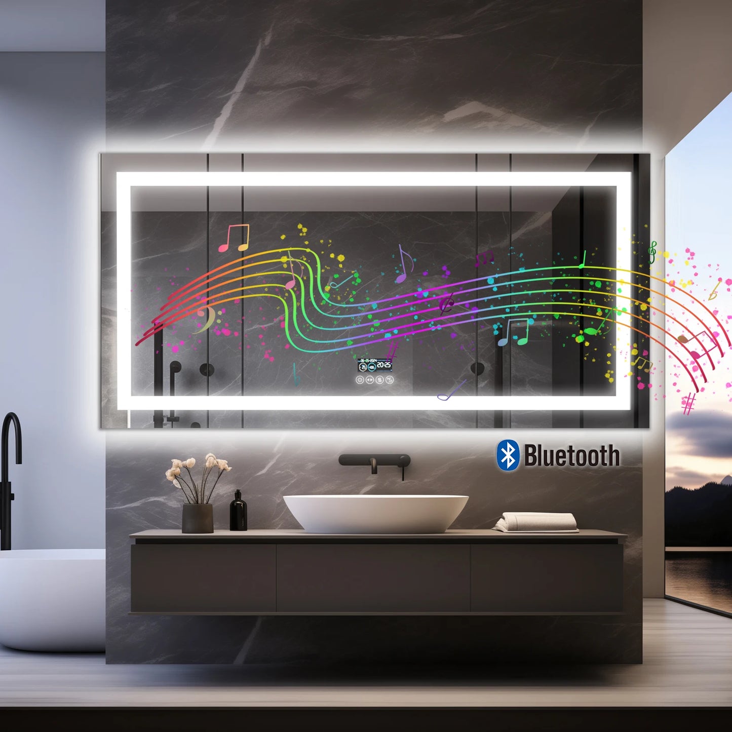 Smart Intelligent Technology Function LED Vanity Mirror