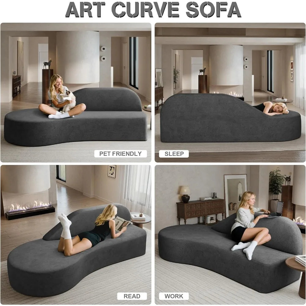 Minimalist Curved Sofa