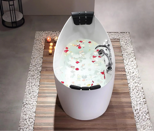 Empava Acrylic Whirlpool Bathtub with Hydromassage