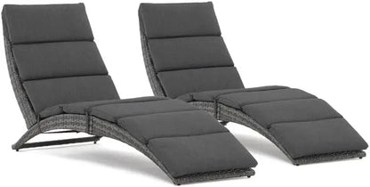 Patio Chaise Lounge Chairs with Cushion