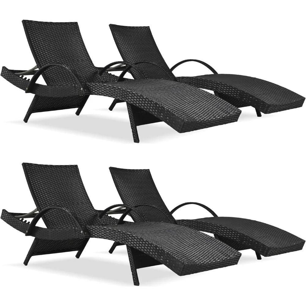 Wicker Chaise Lounge Chairs