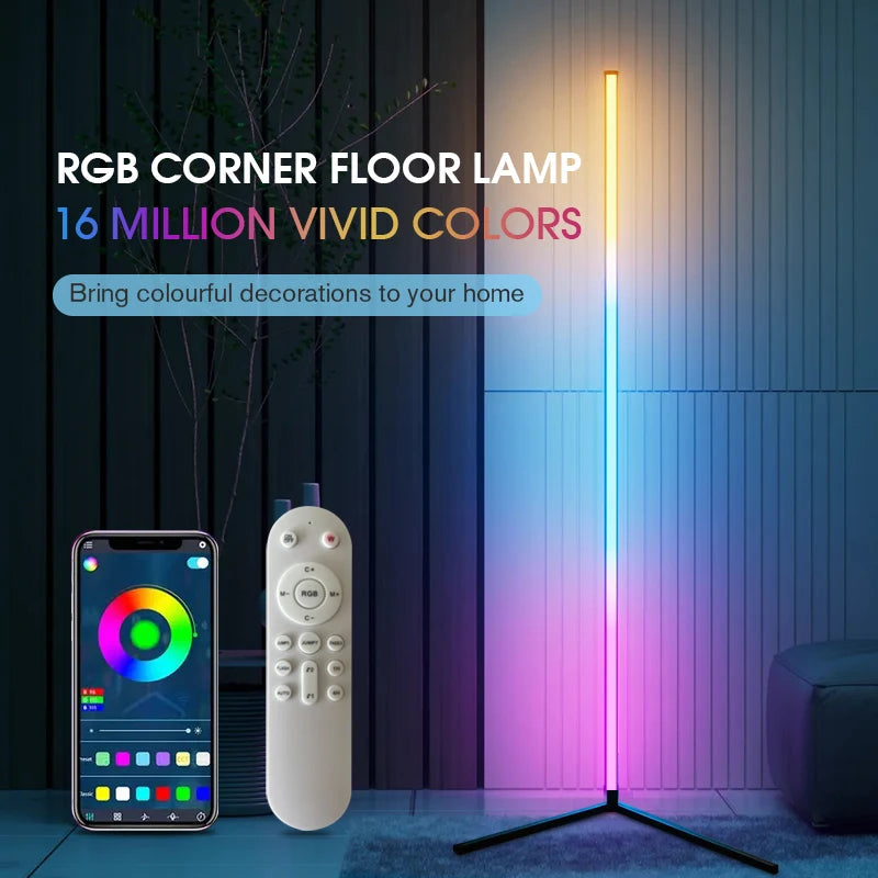 RGB Corner Floor Lamp