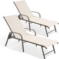 Aluminum Fabric Chaise Lounge Chair