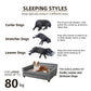 Luxurious Pet Snuggle Lounge Chair with Removable Cushion