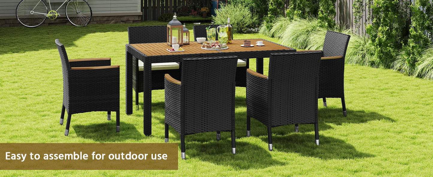 Rattan Outdoor Dining Set