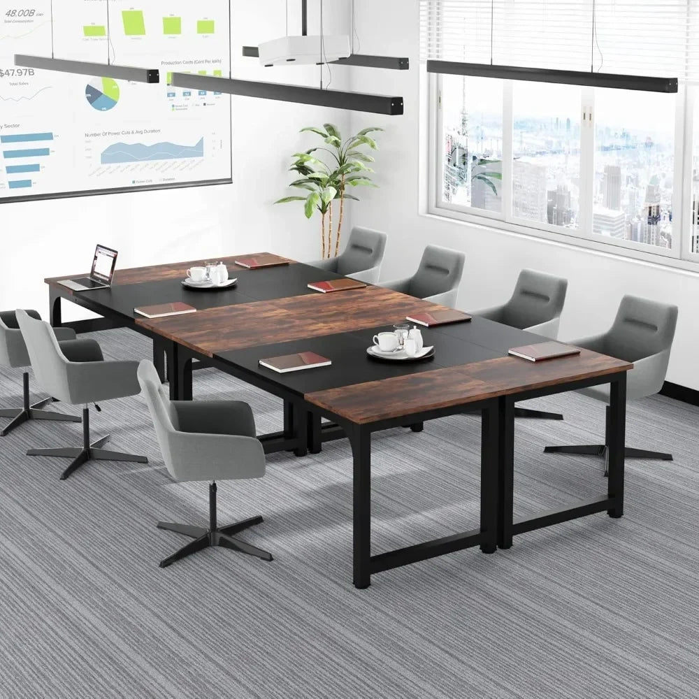 Contemporary Industrial Executive Desk