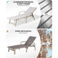 Aluminum Fabric Chaise Lounge Chair
