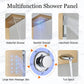 Modern Stainless Steel LED Shower Panel Full System Set