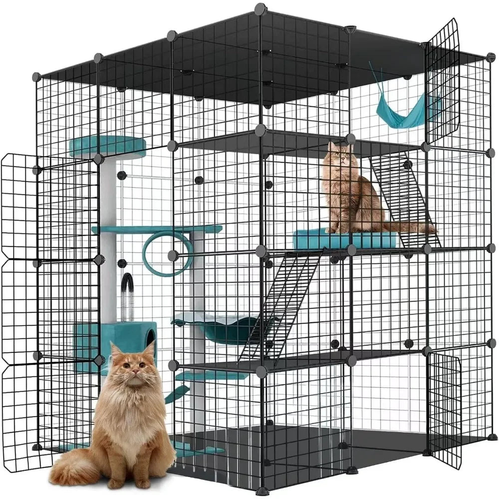 Cat Kennel Villa Playpen