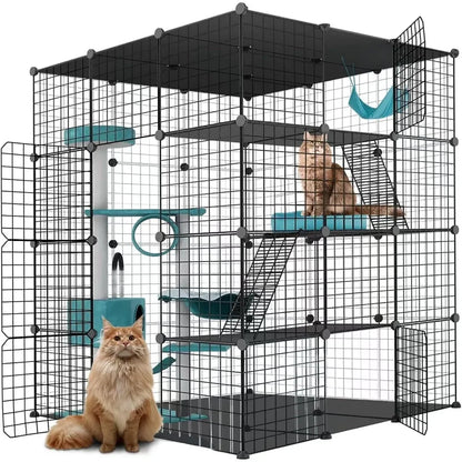 Cat Kennel Villa Playpen