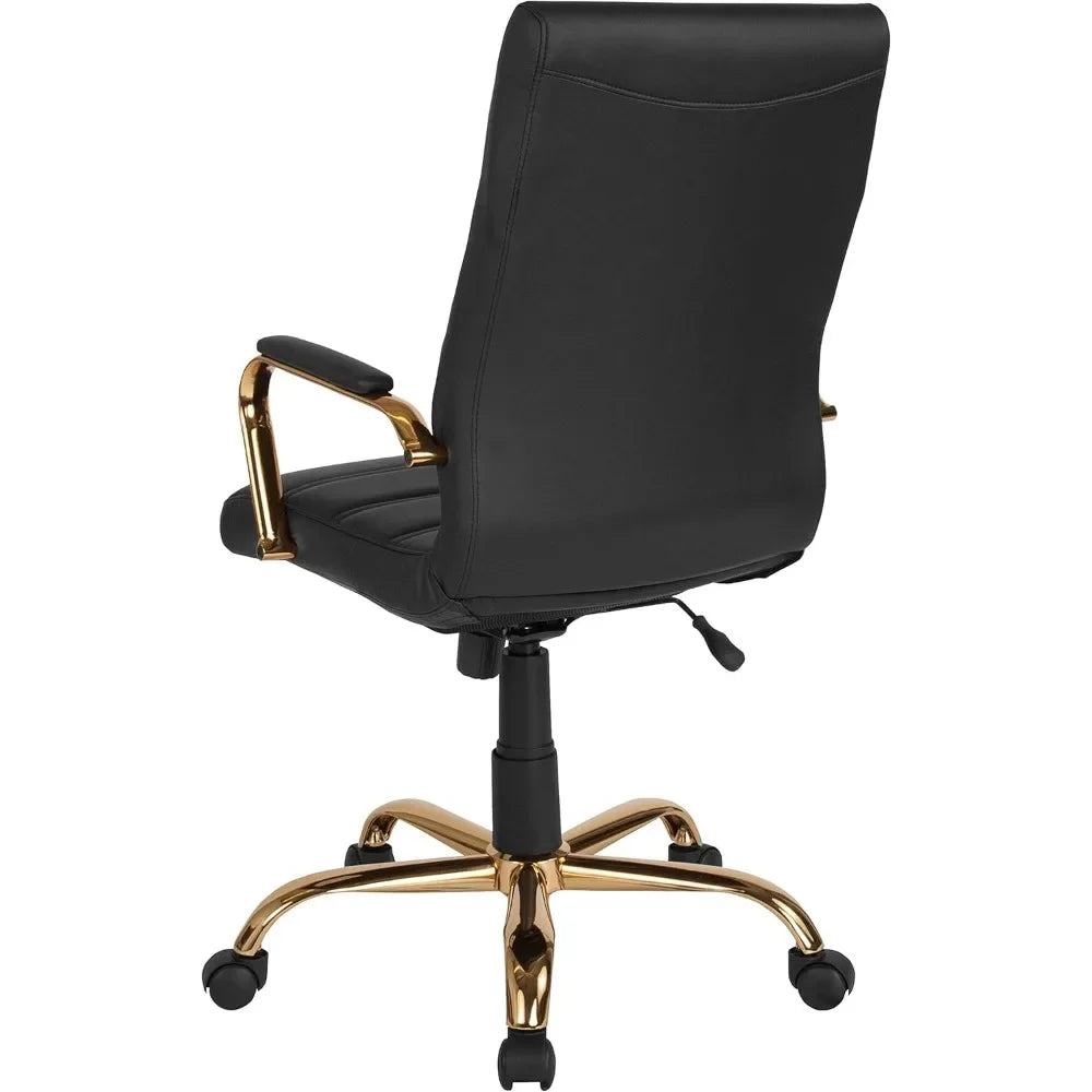 Modern Soft Leather Executive Swivel Office Chair